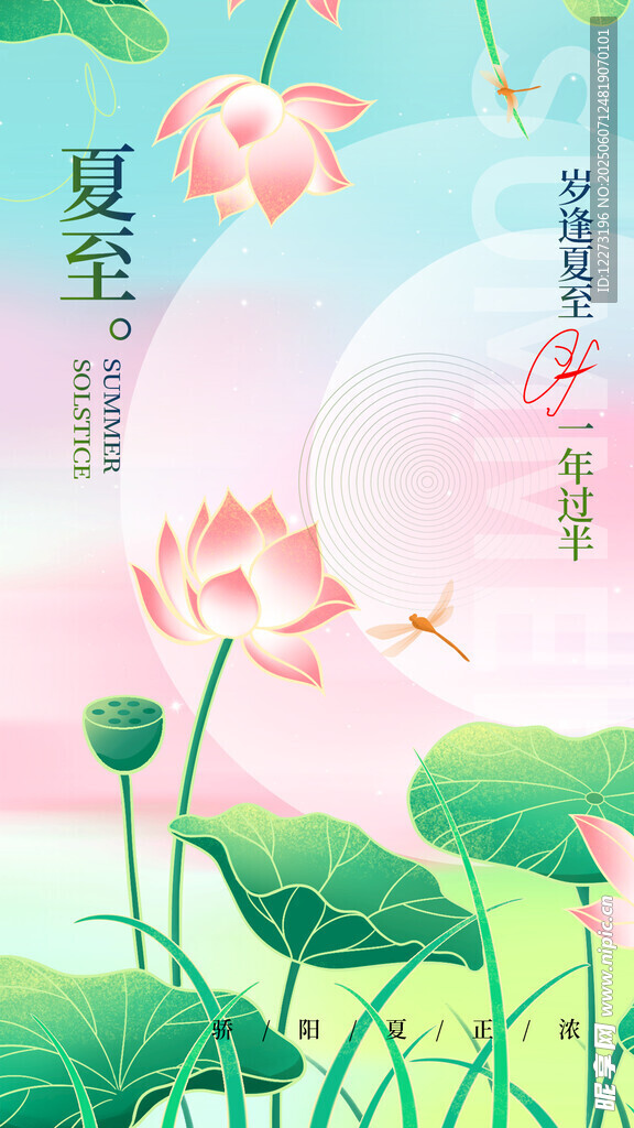 夏至海报图