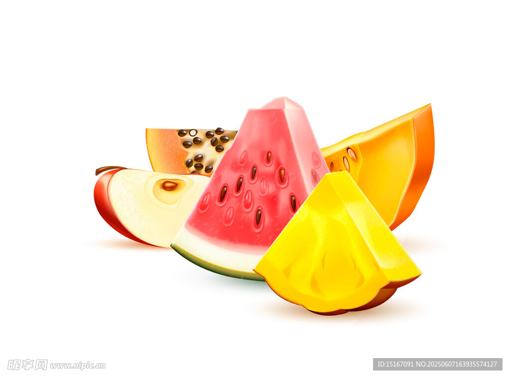 多彩切片水果组合