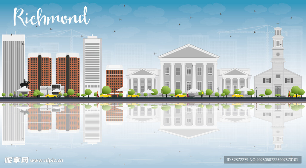 雷德伍德城市建筑风景