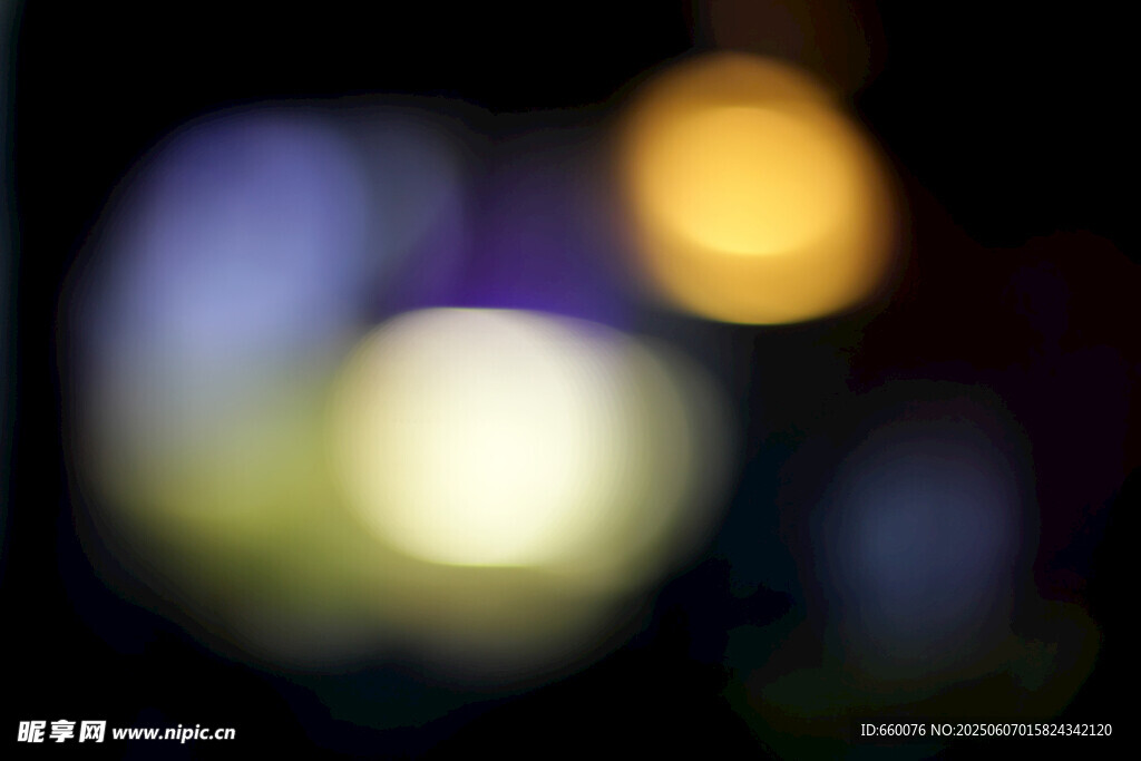 模糊光斑夜景效果