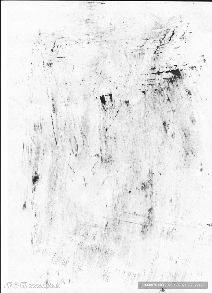 黑白抽象笔触纹理背景