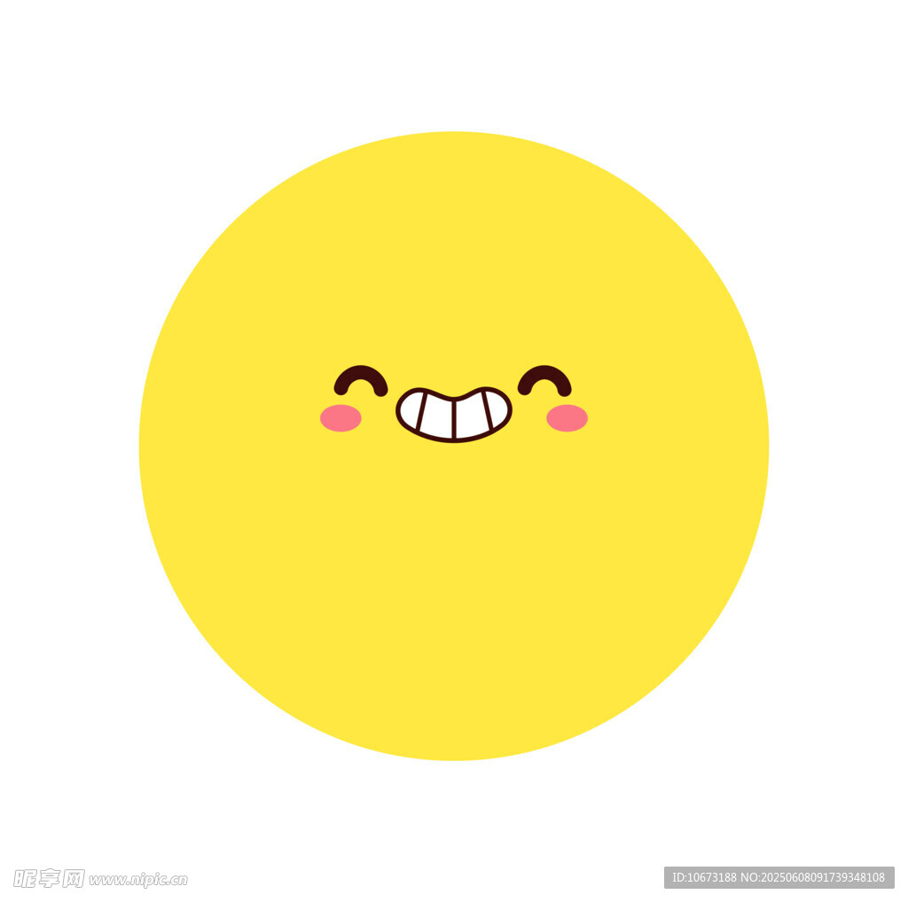 可爱笑脸表情符号