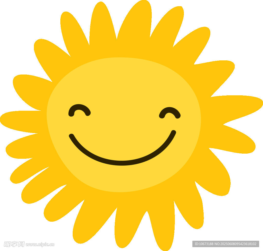 微笑的太阳图标
