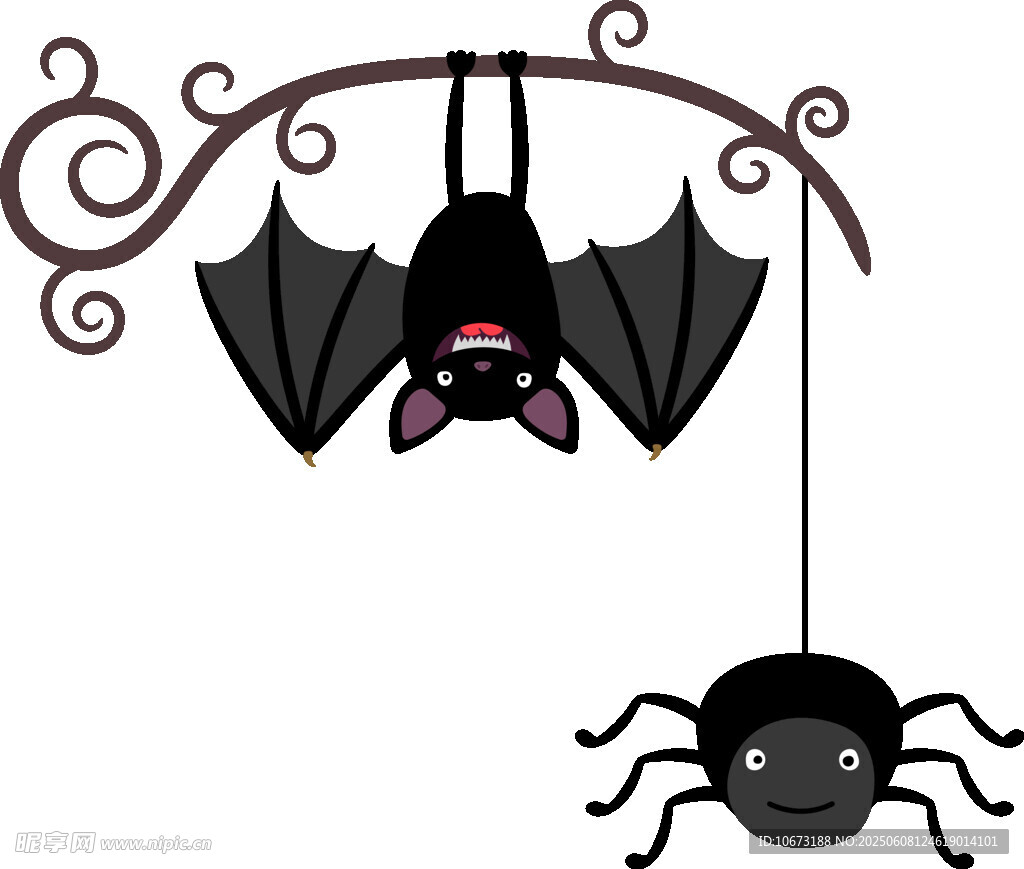 蝙蝠蜘蛛装饰挂件