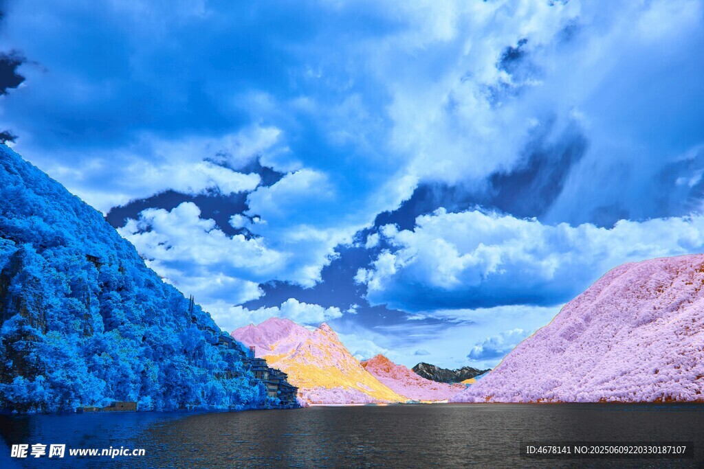 梦幻山水间的绚丽景致