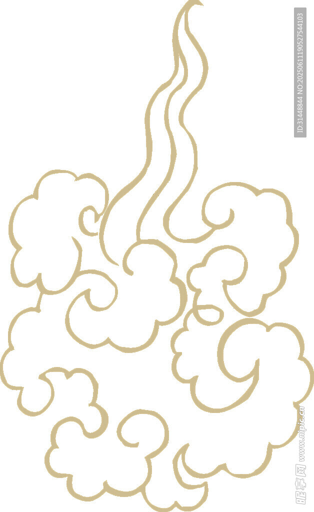 祥云纹矢量 