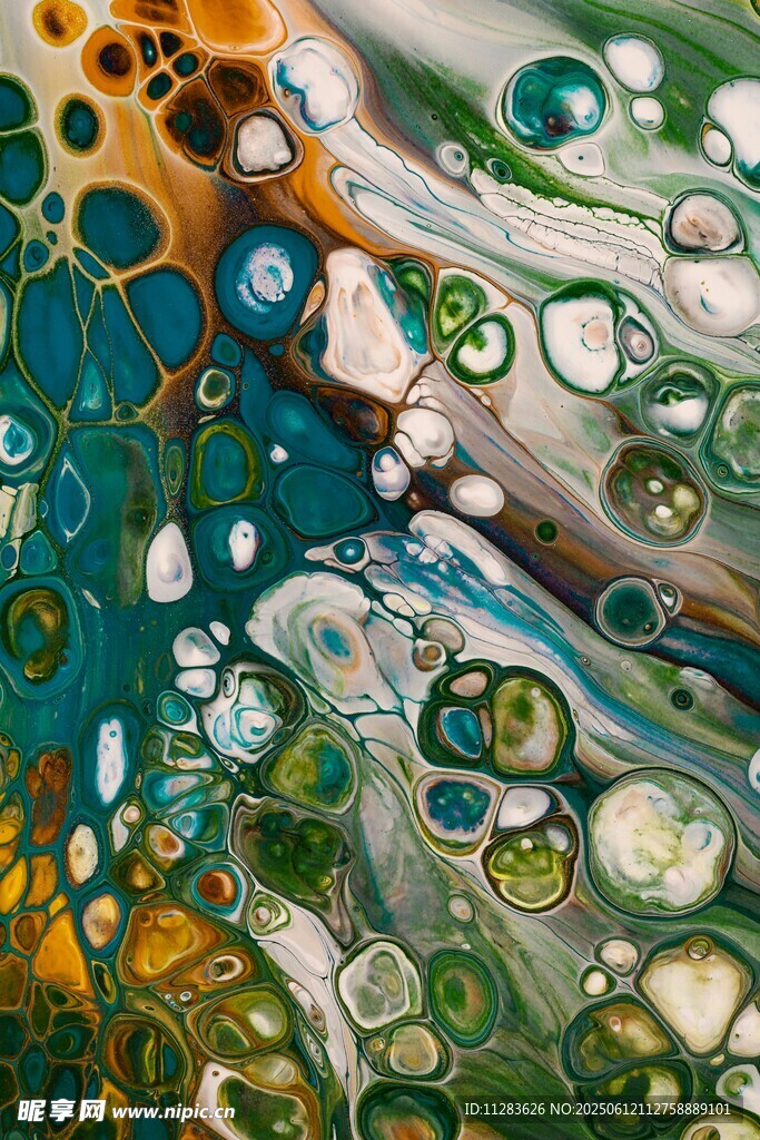 抽象流体艺术图案