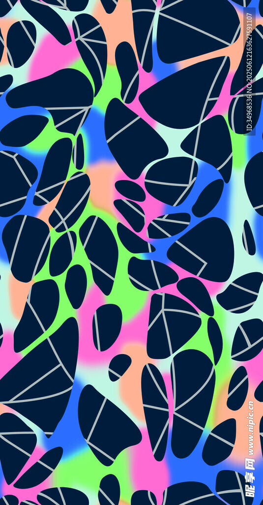 多彩抽象图案纹理背景