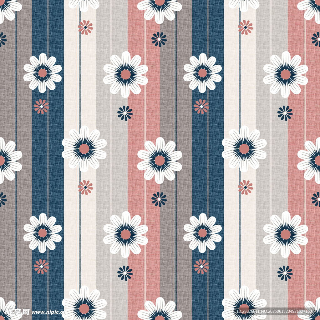 花卉条纹