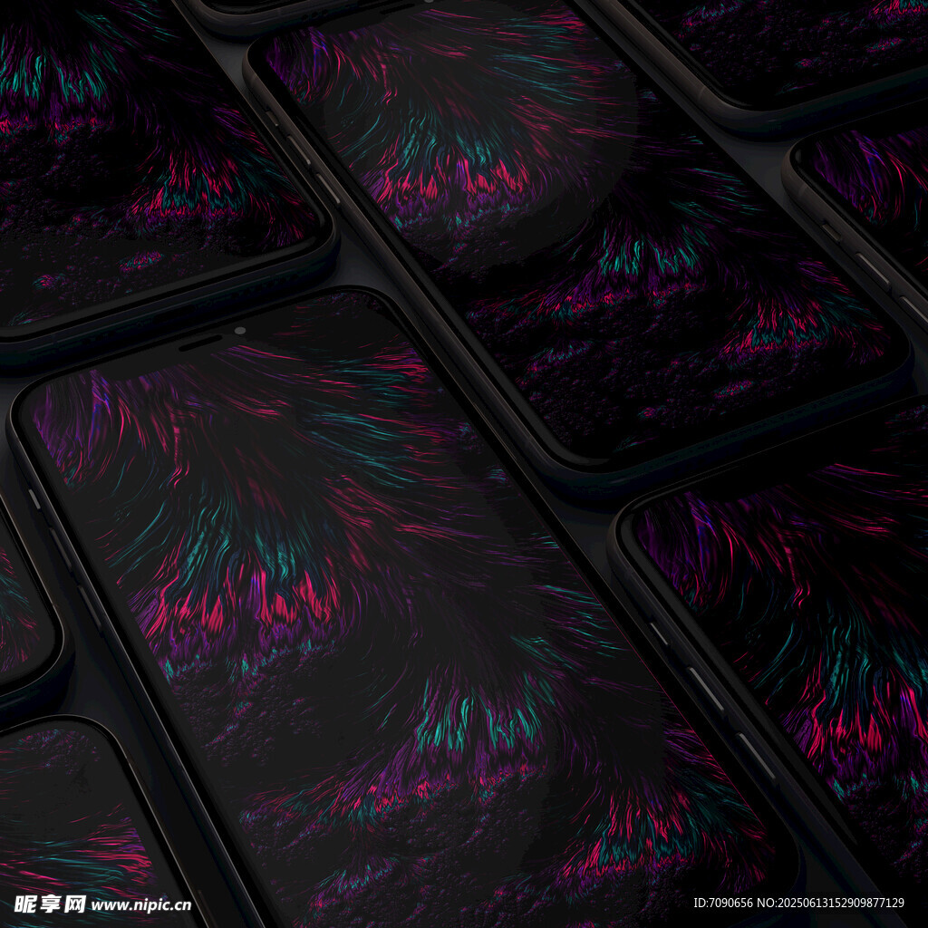 多彩抽象纹理手机图案