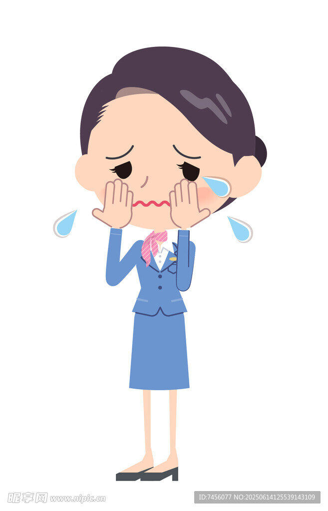 沮丧的职业女性