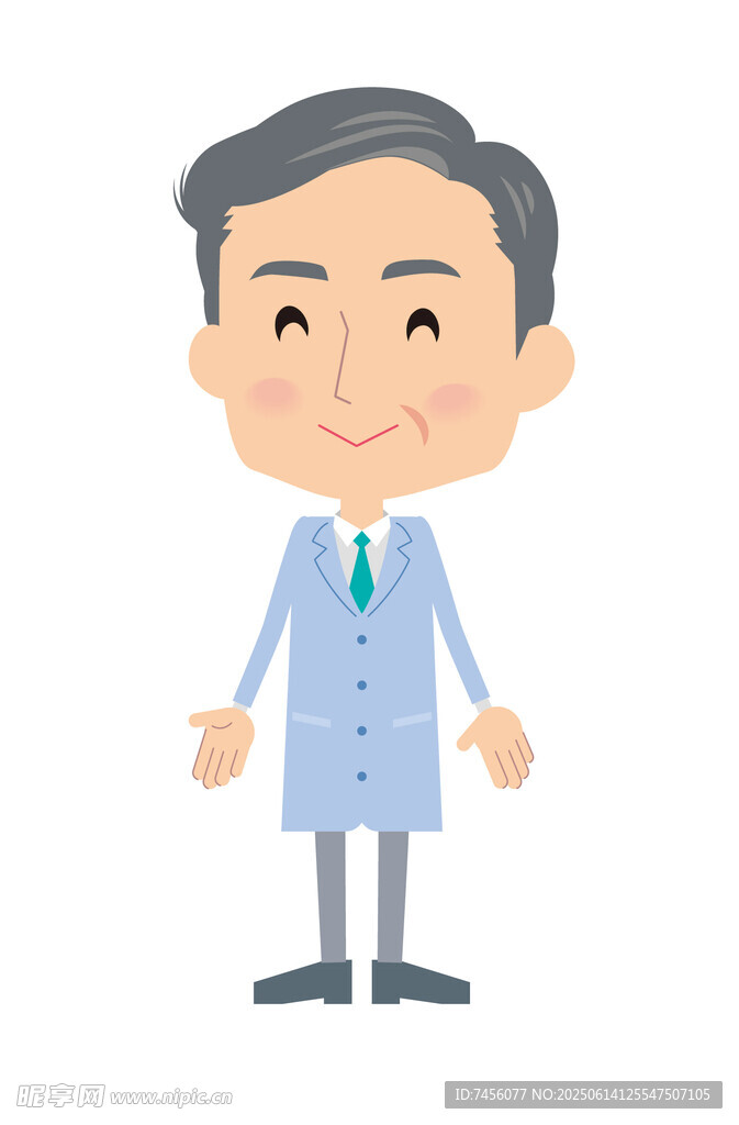 穿西装的中年男士形象