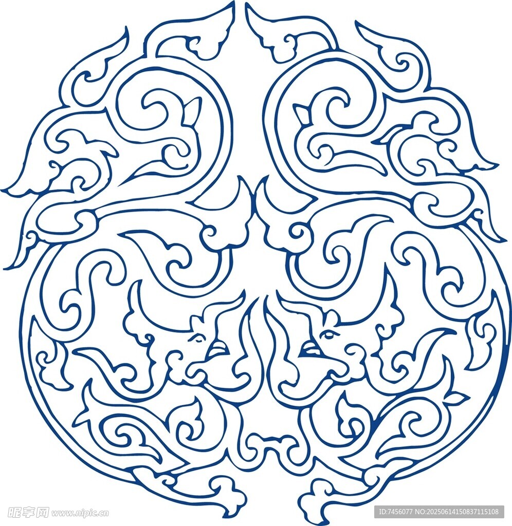 传统中式花纹图案