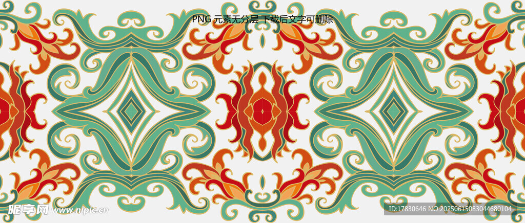 复古几何花纹图案设计