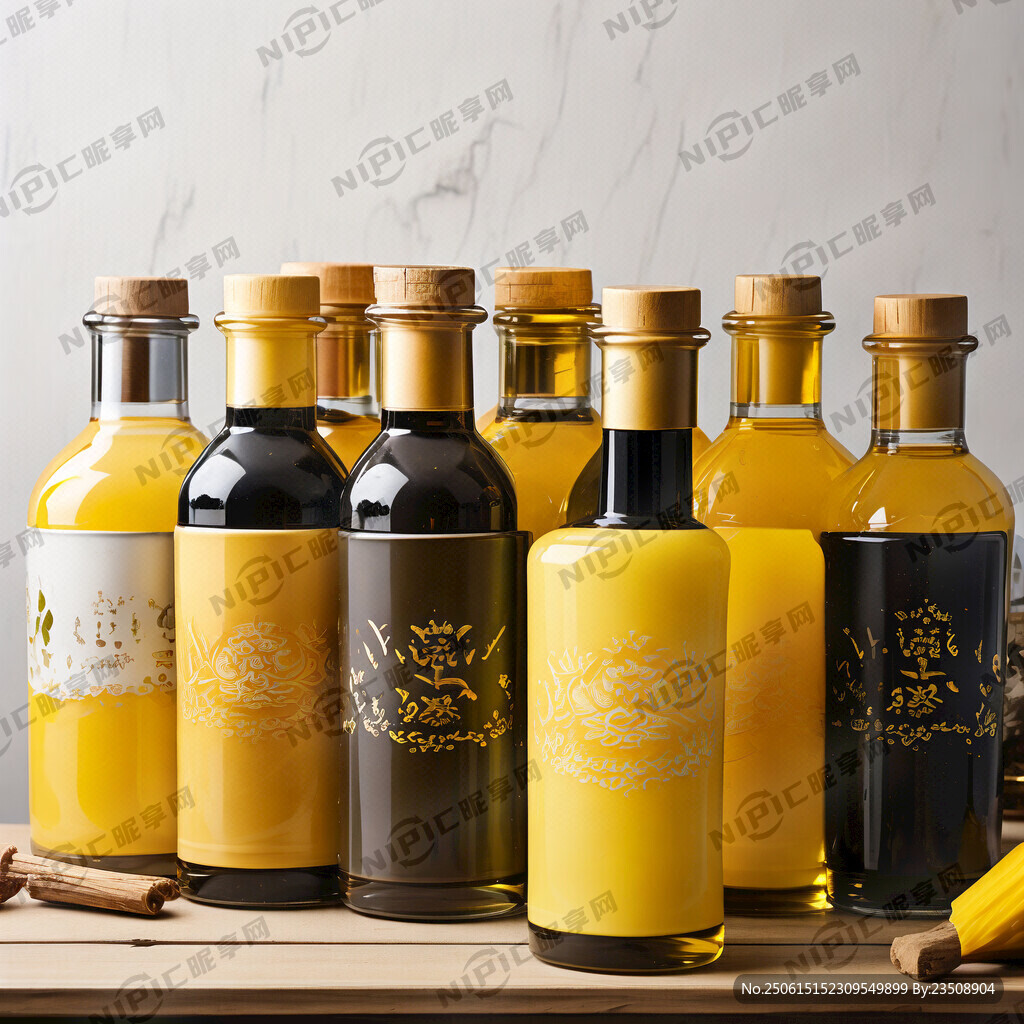 老香黄瓶装产品展示