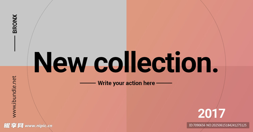 横版红色简约版式    