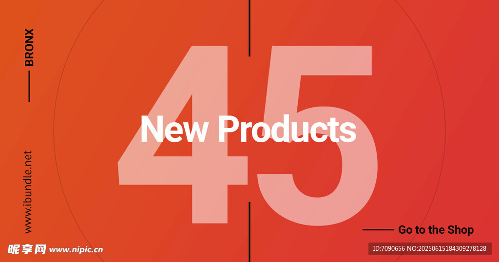 横版红色简约版式    