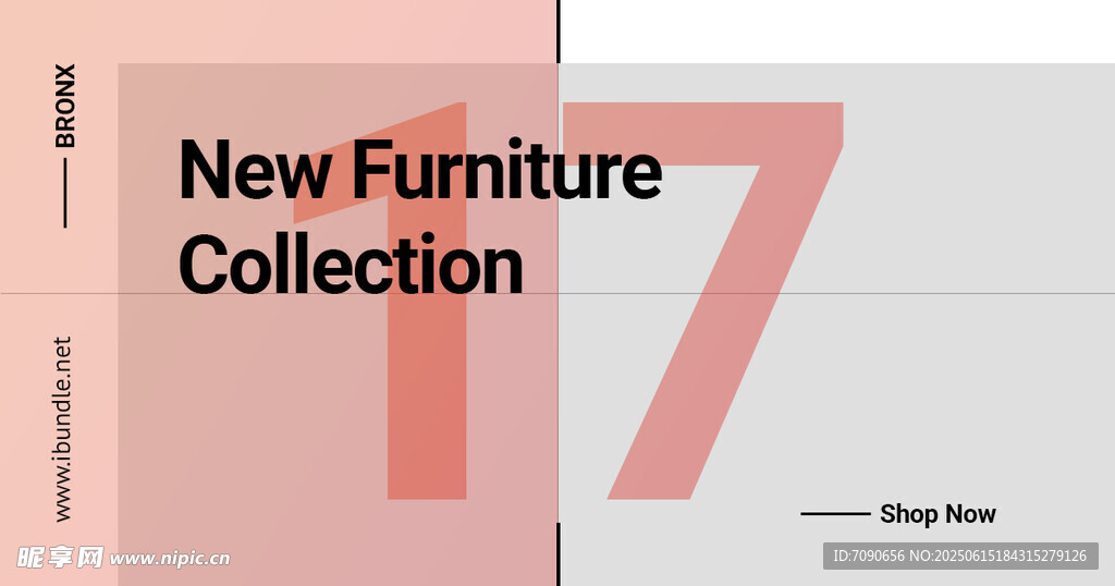 横版红色简约版式    