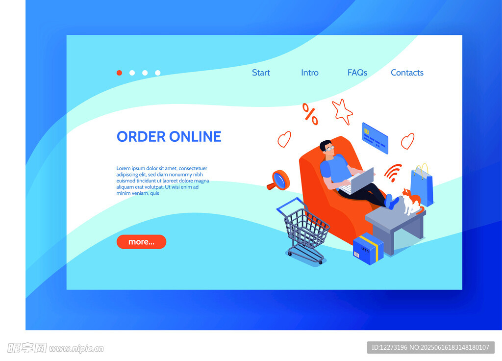 在线办公页面设计展示