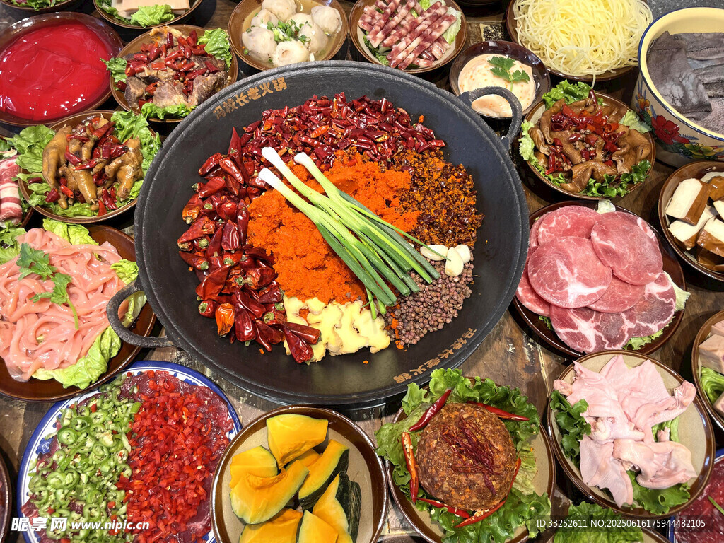 丰盛火锅食材大集合