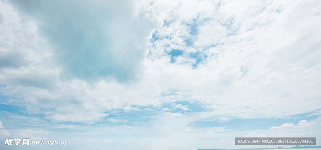 蓝天白云美景