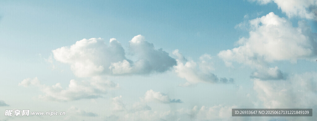 蓝天白云美景