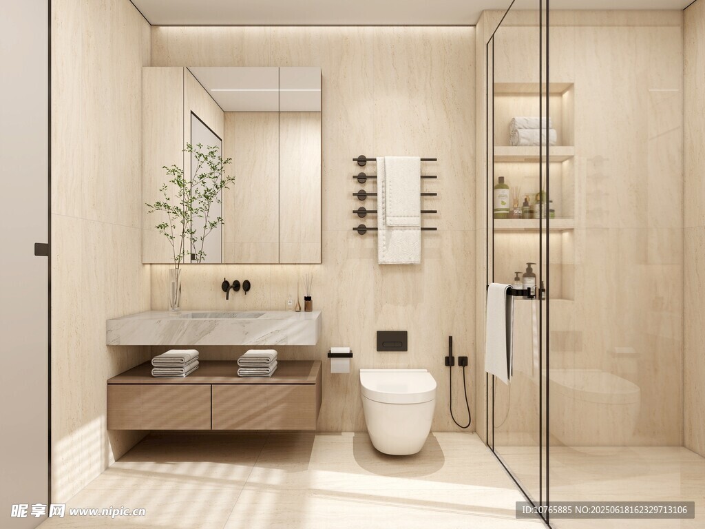 现代简约风卫生间设计