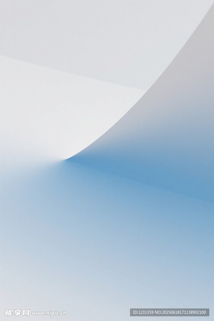 渐变蓝白抽象背景图