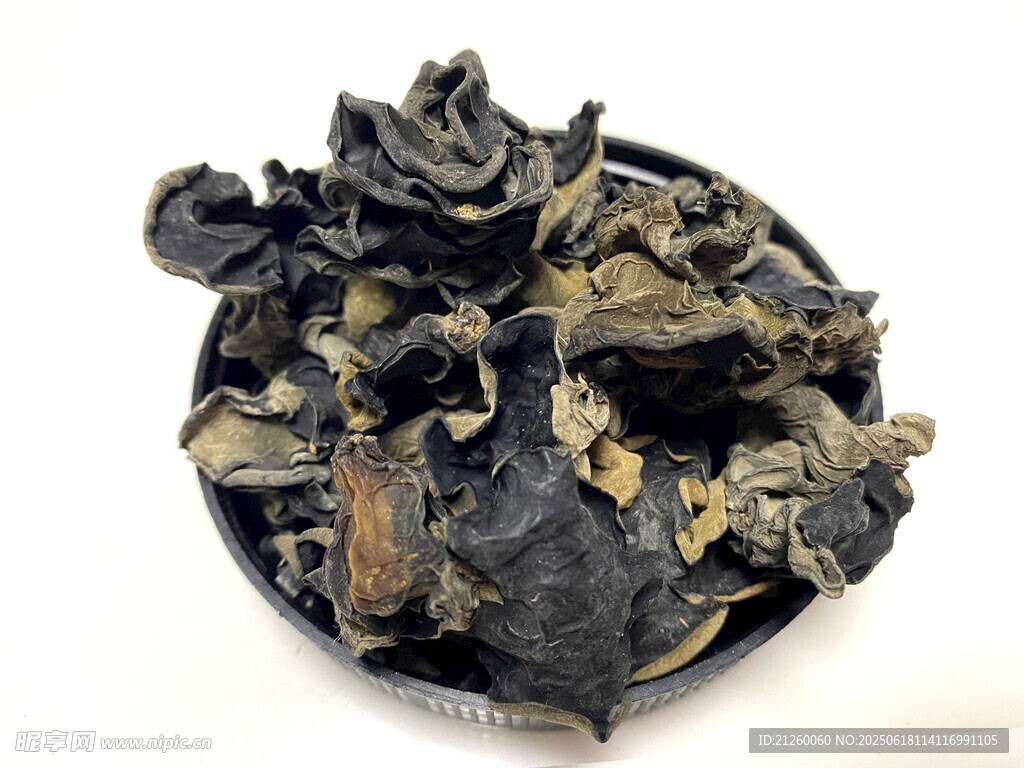 黑木耳干货特写