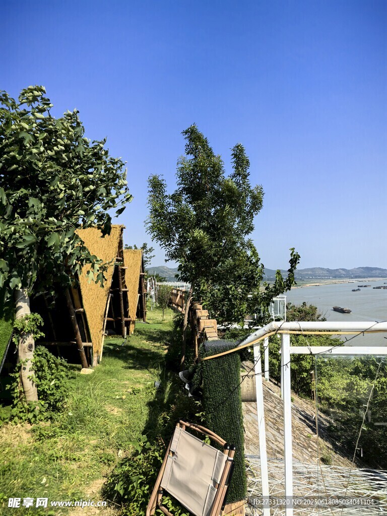 户外庭院绿植景观一角