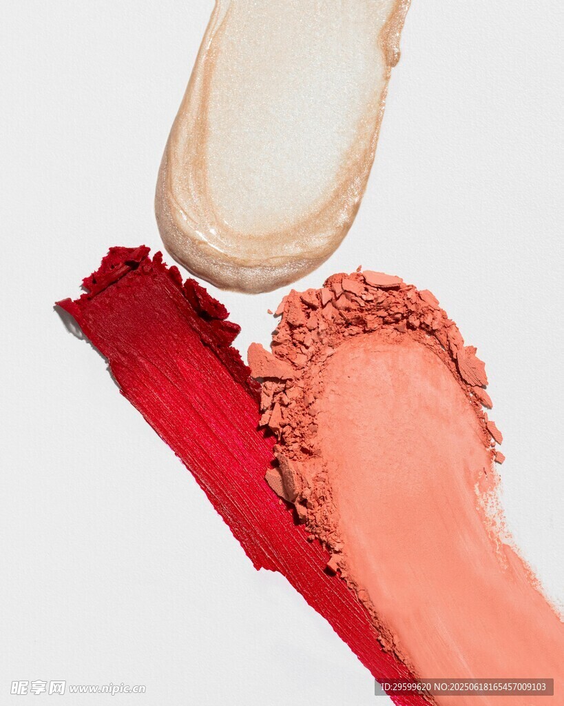 多彩美妆膏体展示