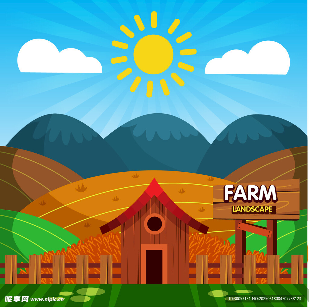 田园农场风光