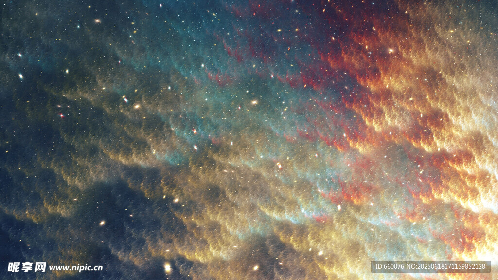 绚丽星云宇宙奇观