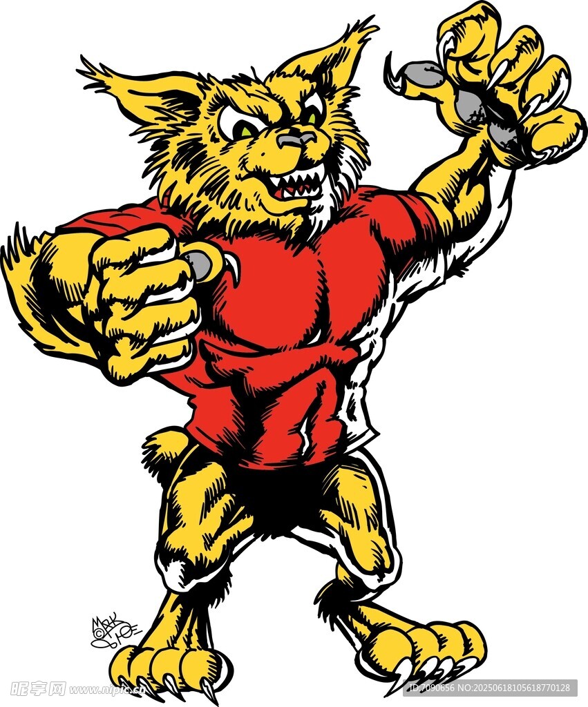 愤怒的猫头鹰吉祥物