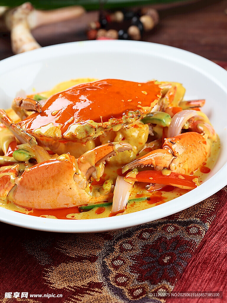 招牌咖喱皇炒蟹  螃蟹 泰式咖