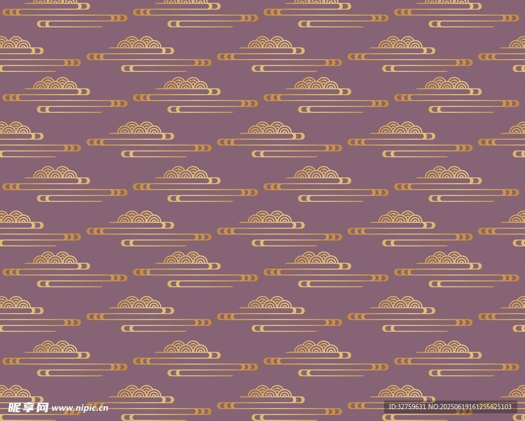 紫色底金色图案纹理背景