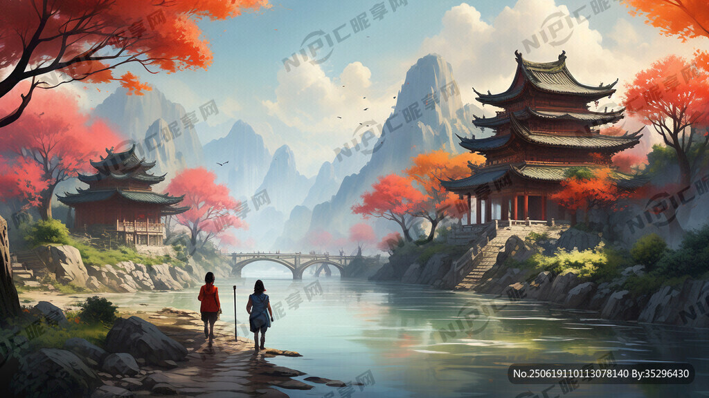 亲子徒步比赛 超高清 细节刻画