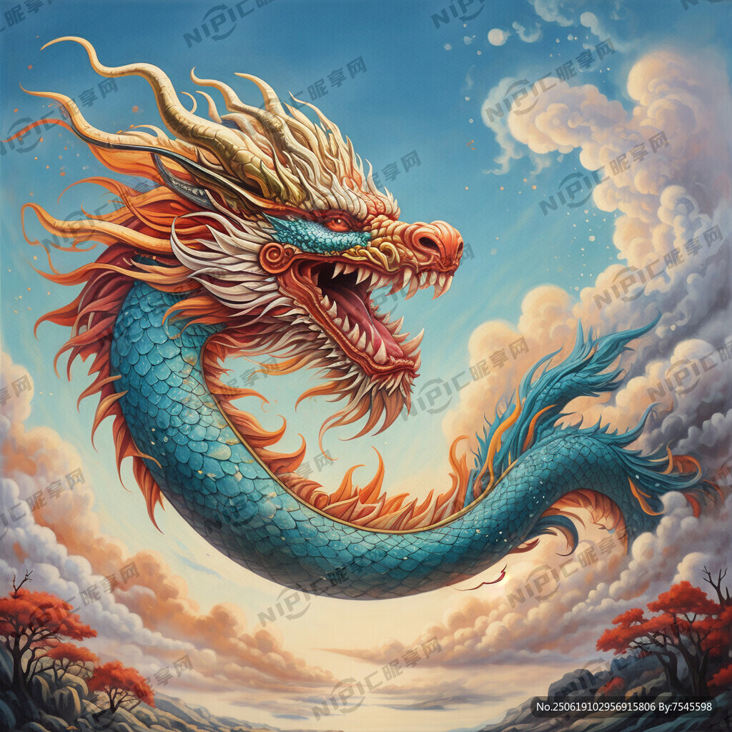 龙霞丽 合成一副画