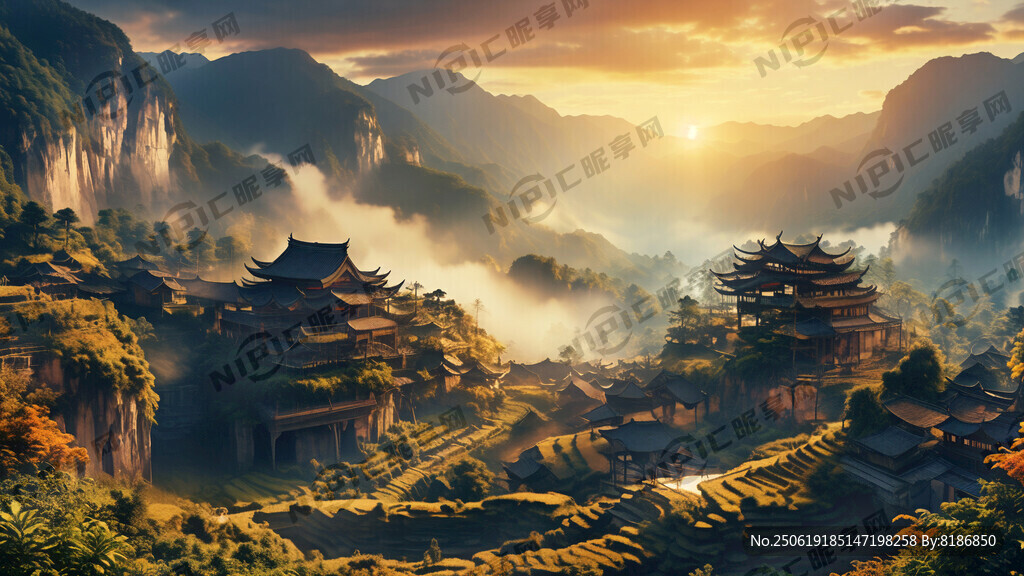 治愈系风景图片素材