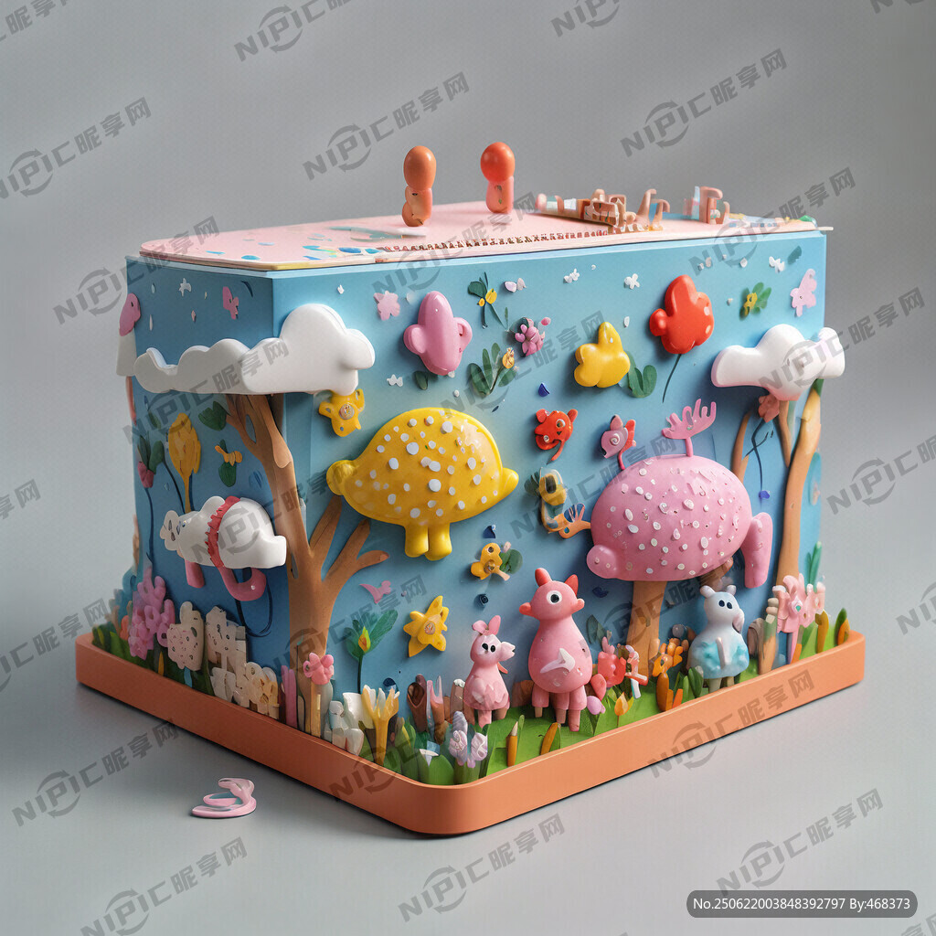 儿童文具盒 动物园风格 高清