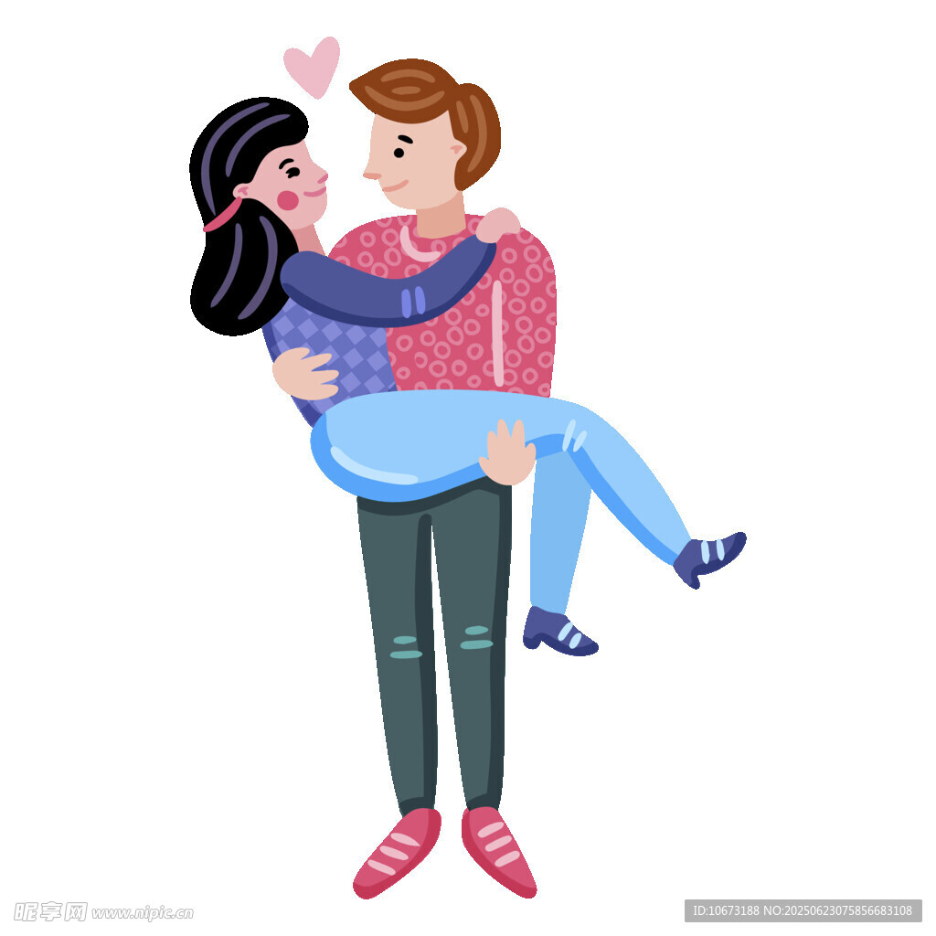 情侣甜蜜拥抱瞬间