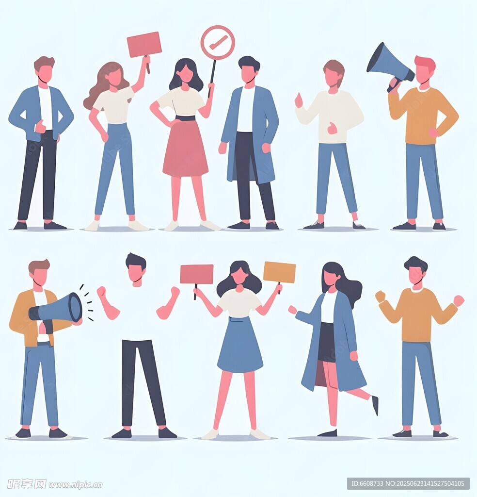 人群集会表达多样诉求