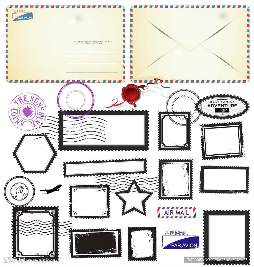 手绘风格装饰元素 