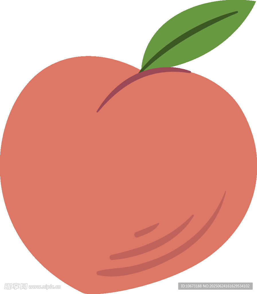 可爱卡通桃子形象