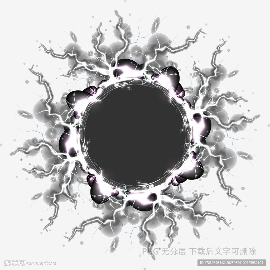 黑白抽象圆形图案艺术