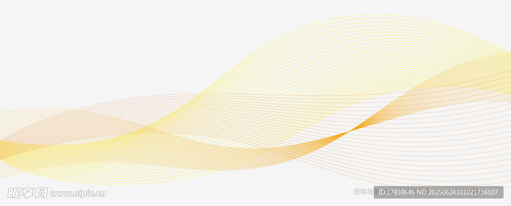 黄色动感波浪背景图