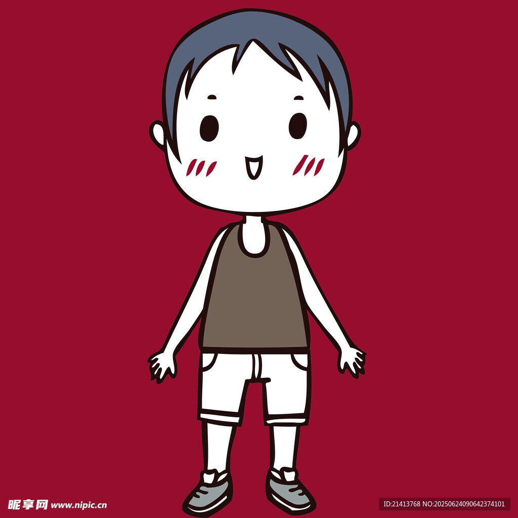 卡通男孩形象