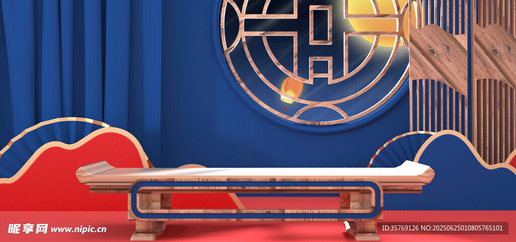 中式舞台传统元素展示