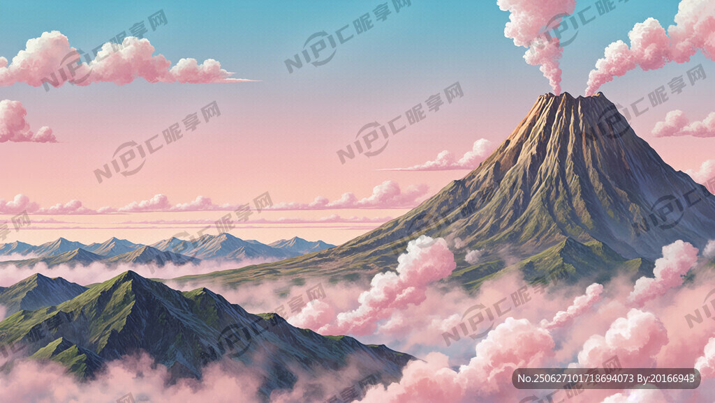 图片风格为梦幻插画