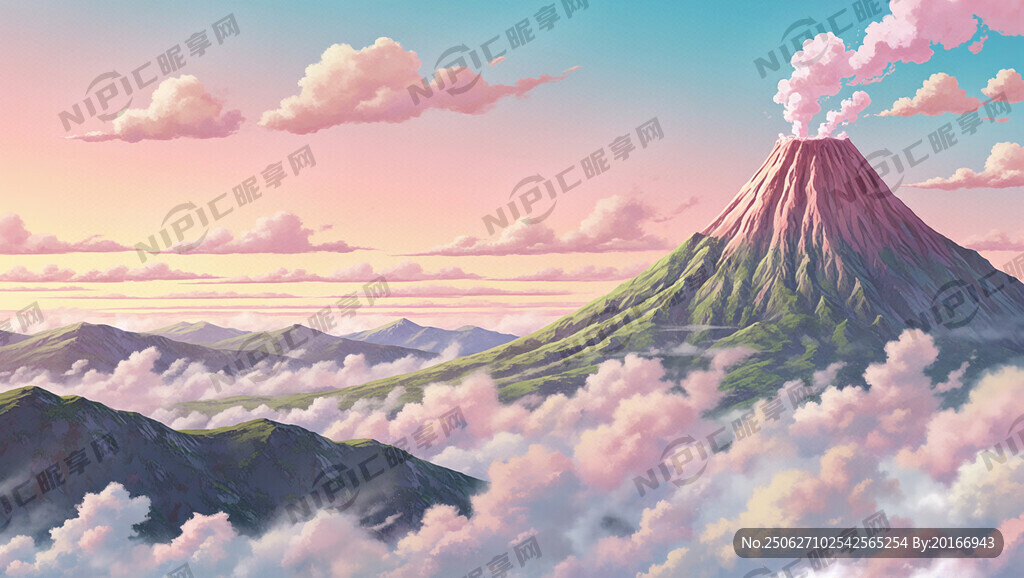 图片风格为梦幻插画